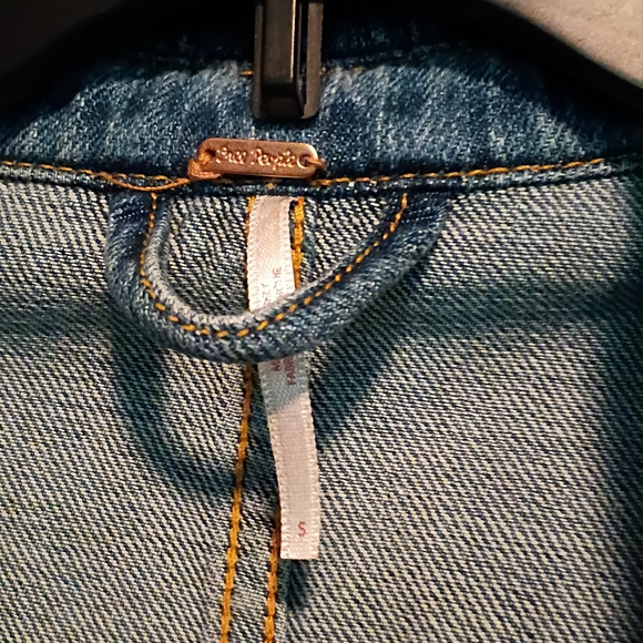 Free People Blue Jean Jacket - Picture 2 of 4